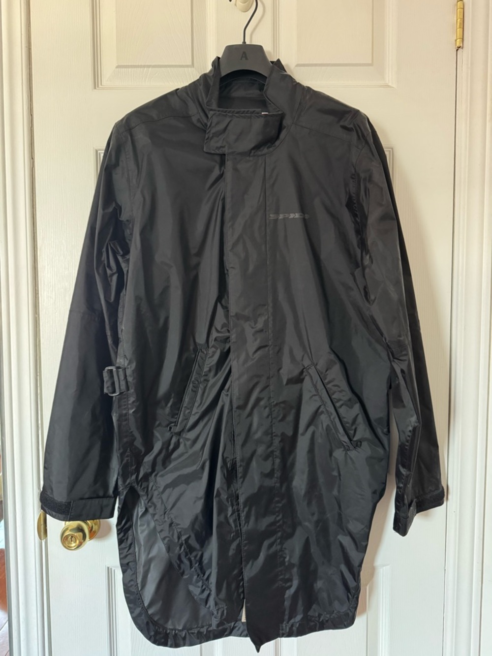 Alyx Black Long Waterproof Raincoat